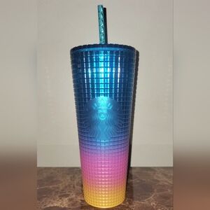 Starbucks Pride 2023 grid venti cold cup